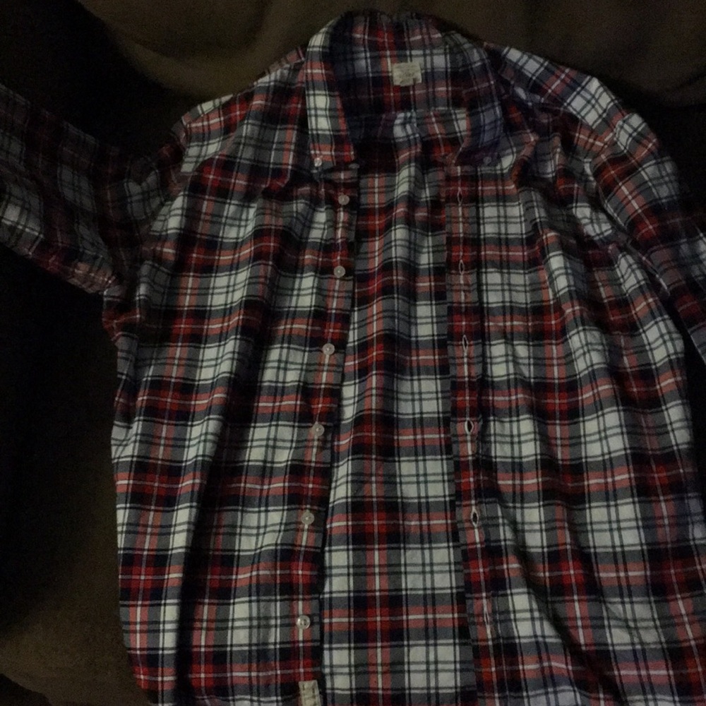 Large jcrew button up